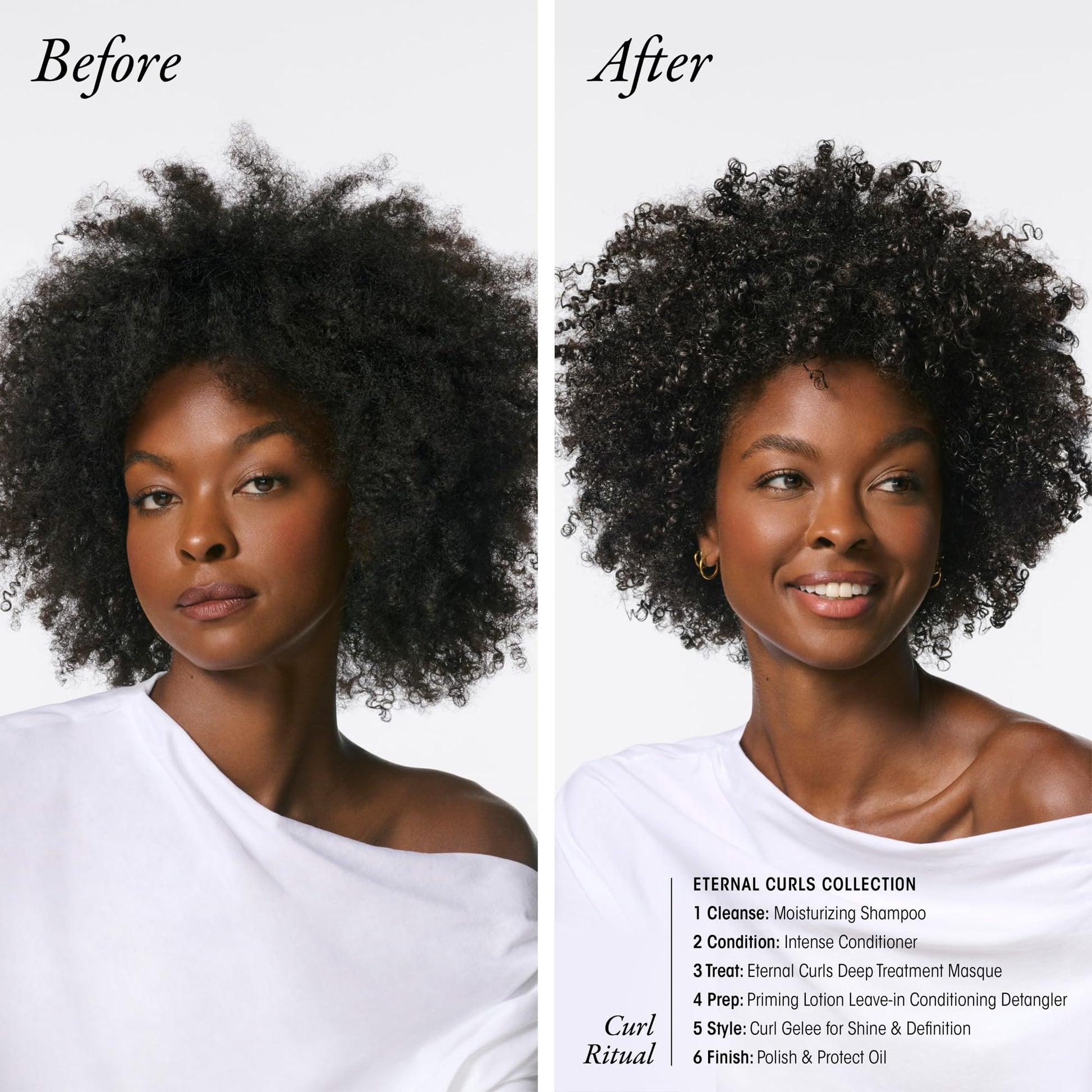 Back label of Oribe Eternal Curls Polish and Protect Oil showing product size