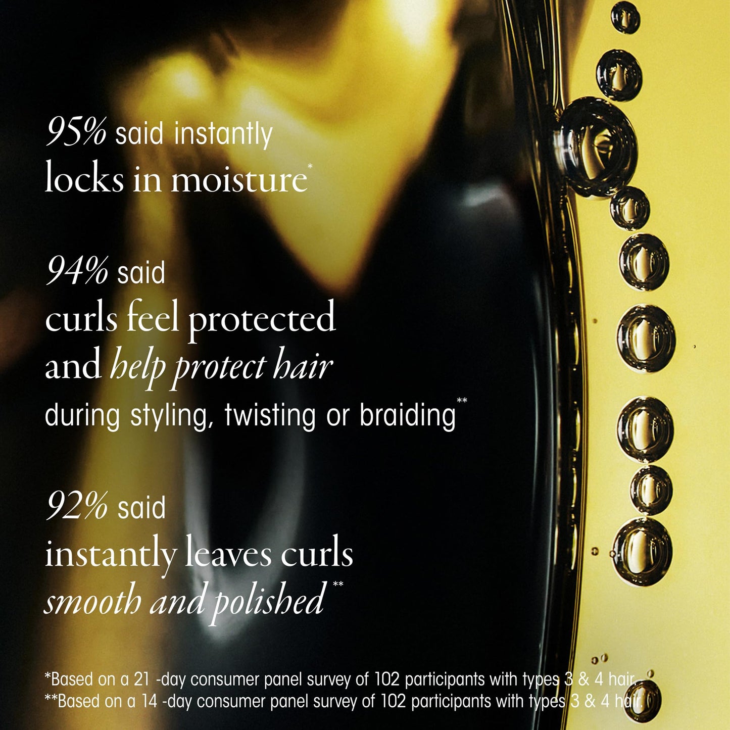 Premium Oribe Eternal Curls treatment oil for softening curly hair