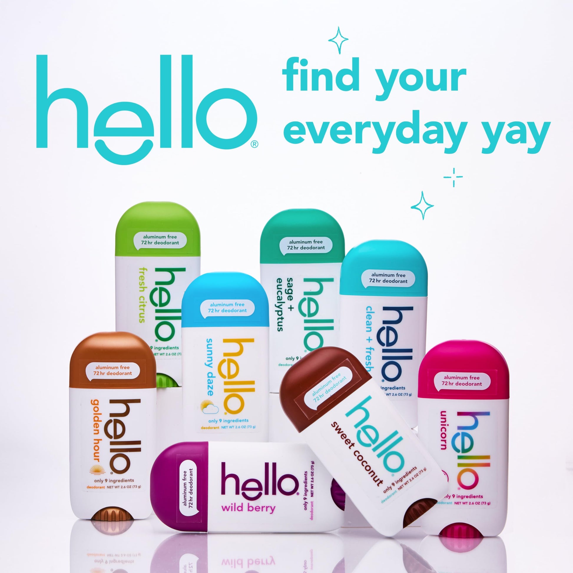 Hello Unicorn deodorant for women and girls