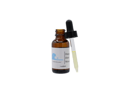 Deep Dish Wave organic argan oil and cedarwood oil blend ingredient display