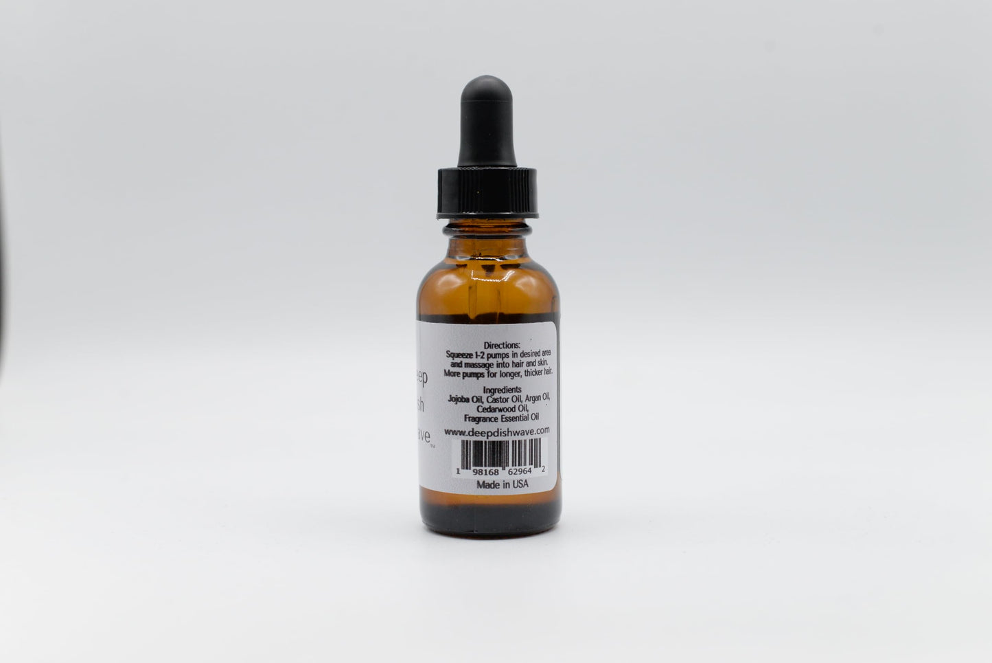 Deep Dish Wave hair oil for scalp nourishment and frizz control
