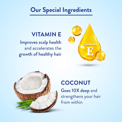 Lightweight and non sticky hair oil for scalp health close up shot