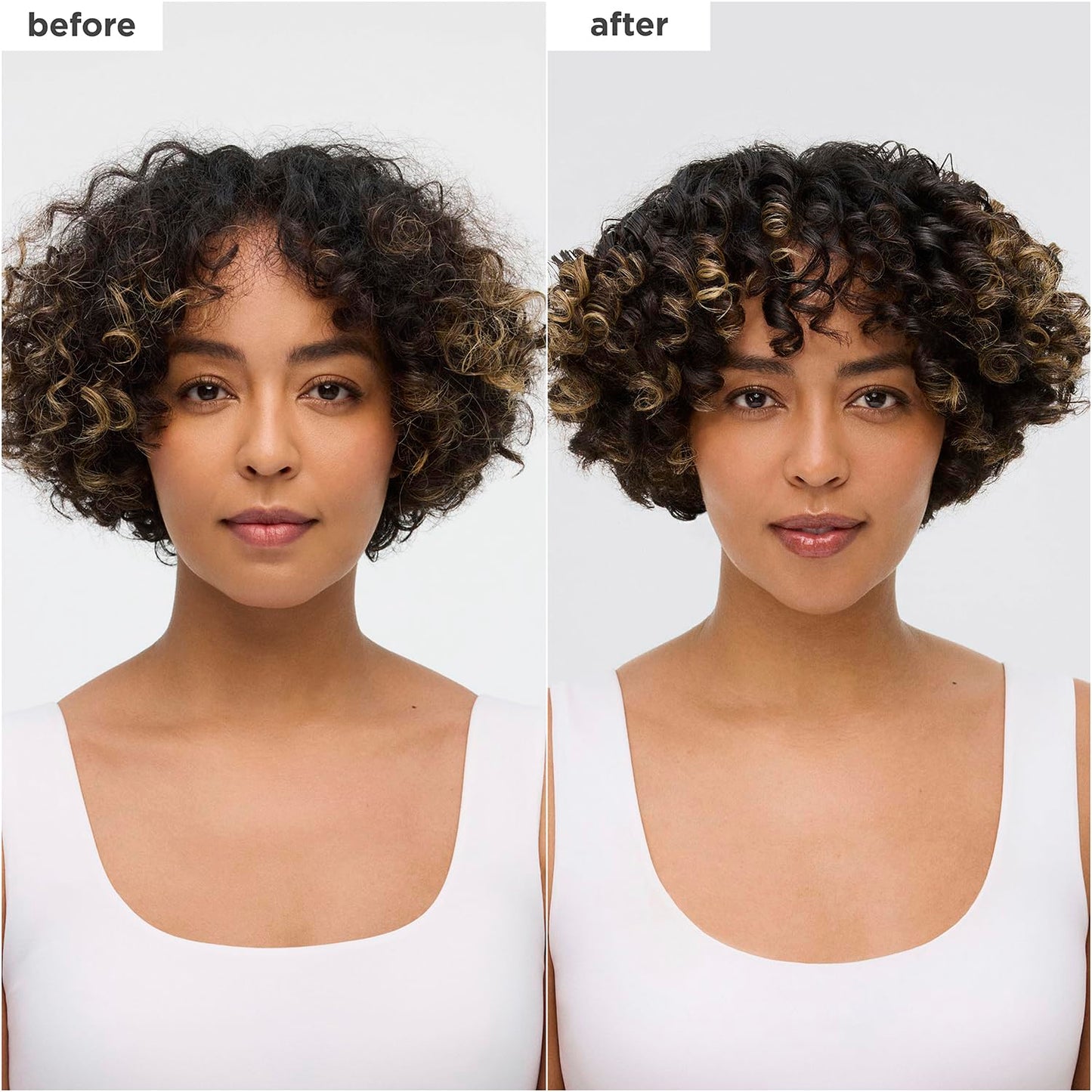 Briogeo hair strengthening oil texture showcasing the pearlescent gloss to oil formula.