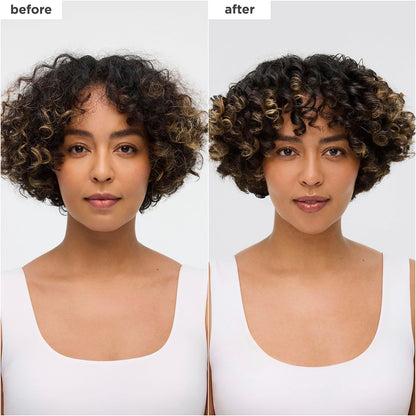 Briogeo hair strengthening oil texture showcasing the pearlescent gloss to oil formula.