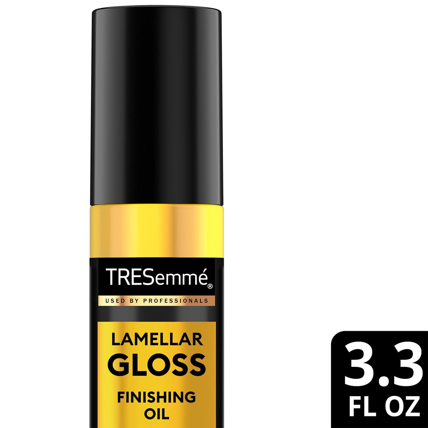 Three bottles of Tresemmé Finishing Hair Oil side by side