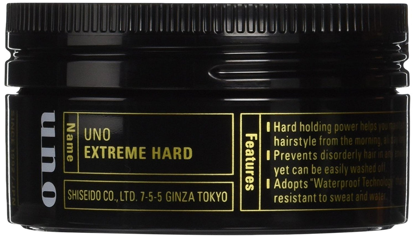 Japanese formulation UNO Extreme Hard hair wax textured style product