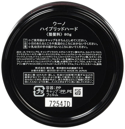 Shiseido hair styling wax texture close up showing smooth styling consistency