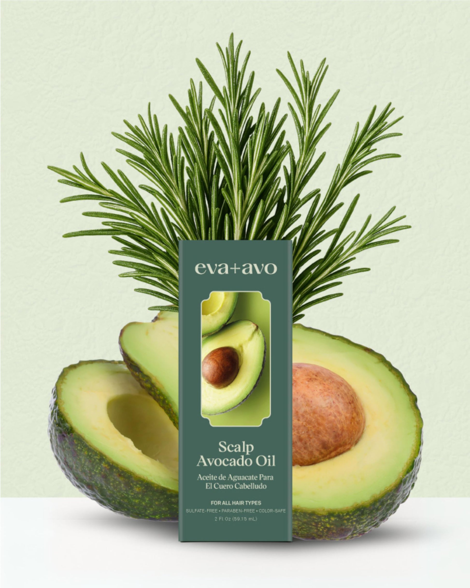 Natural essential oil blend for healthy hair follicles and length retention