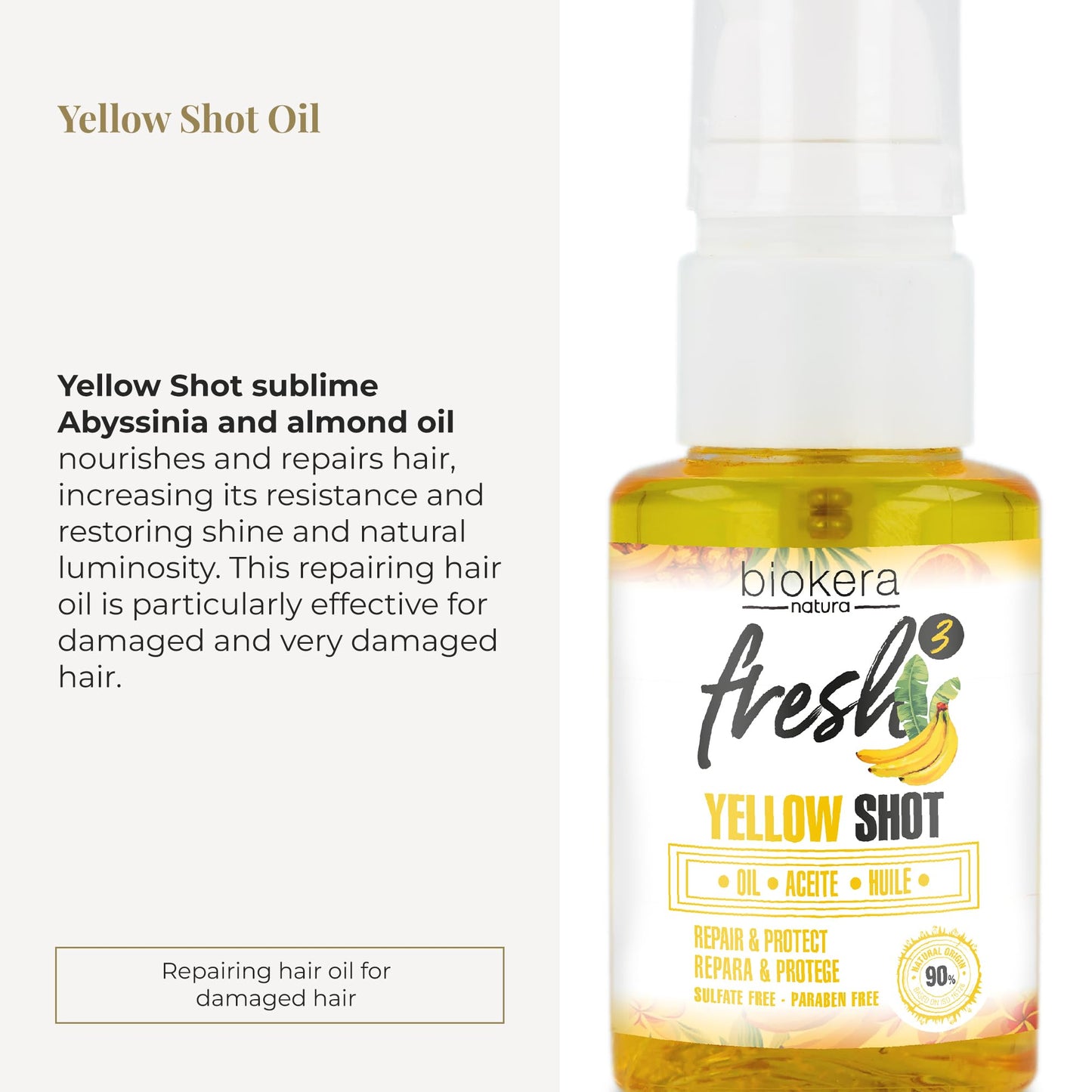 Salerm hair oil seventy five milliliter bottle for damaged hair repair