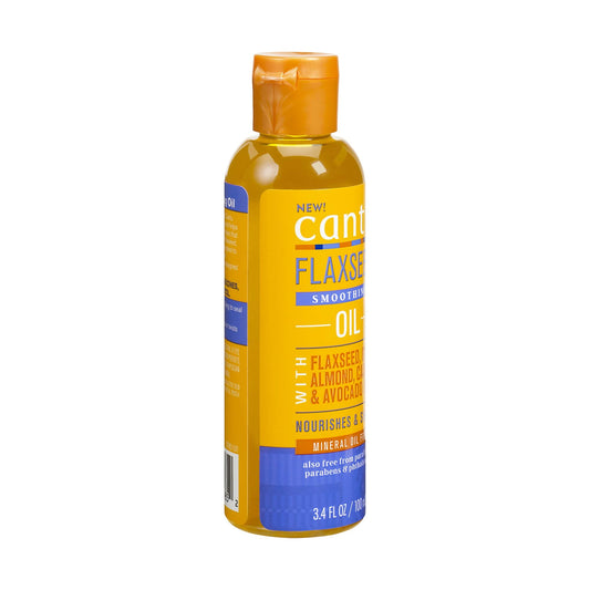 Cantu 100ml hair oil bottle showing natural ingredients list