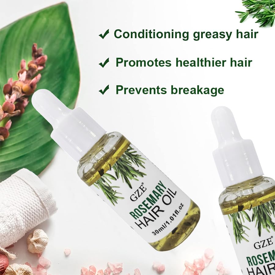 GZE herbal hair tonic dropper bottle for repairing dry damaged hair