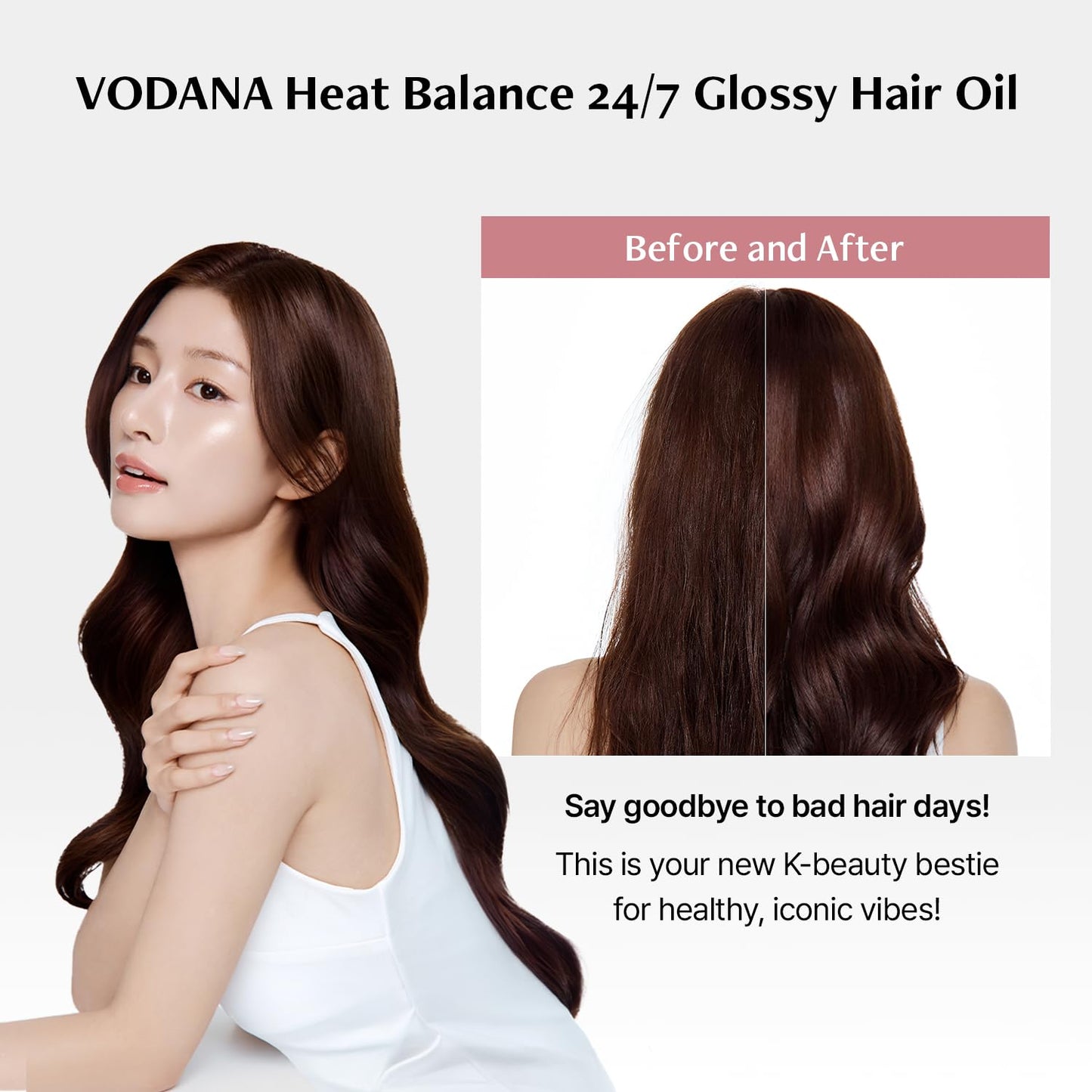 Lightweight fast absorbing watery hair oil texture close up for frizz control