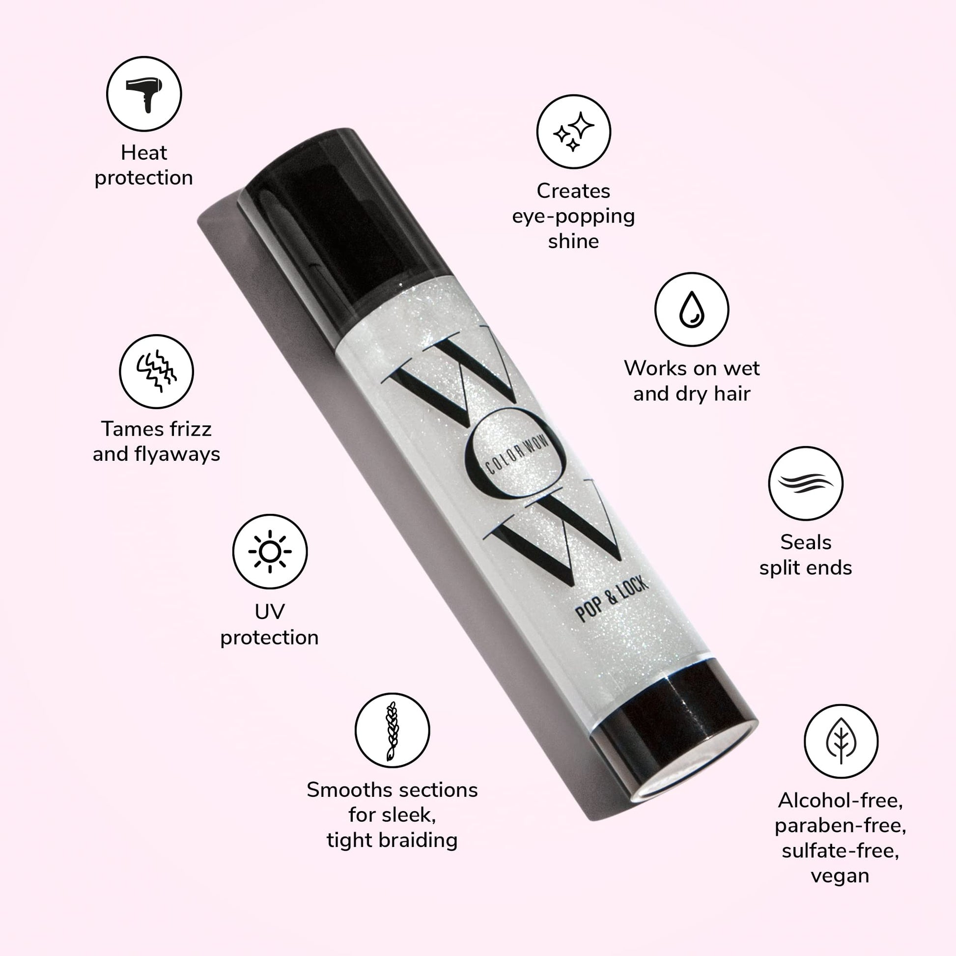 COLOR WOW 2-in-1 hair oil and serum hybrid for color fade protection