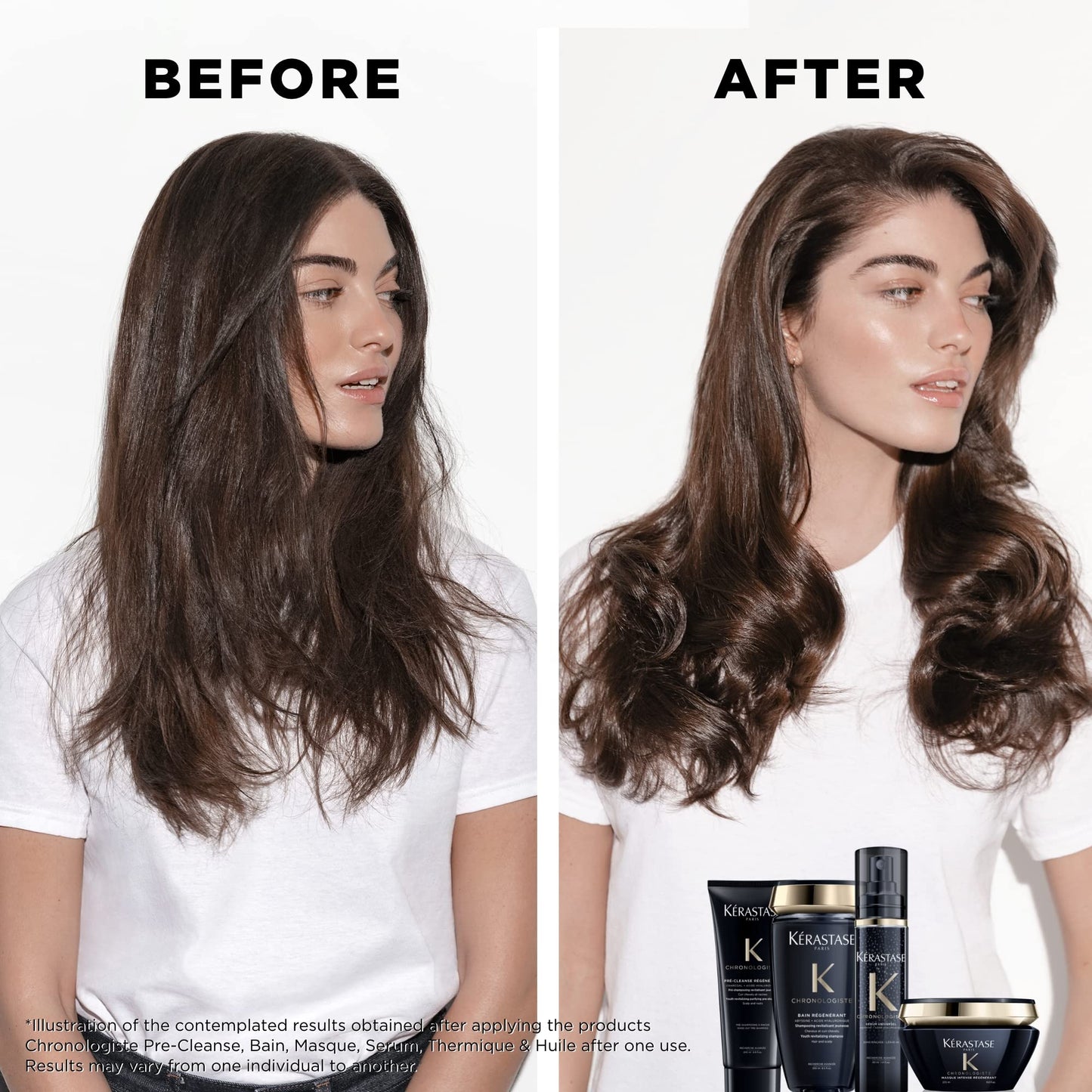 Luxury leave in hair treatment by Kérastase for fine dry and brittle hair texture