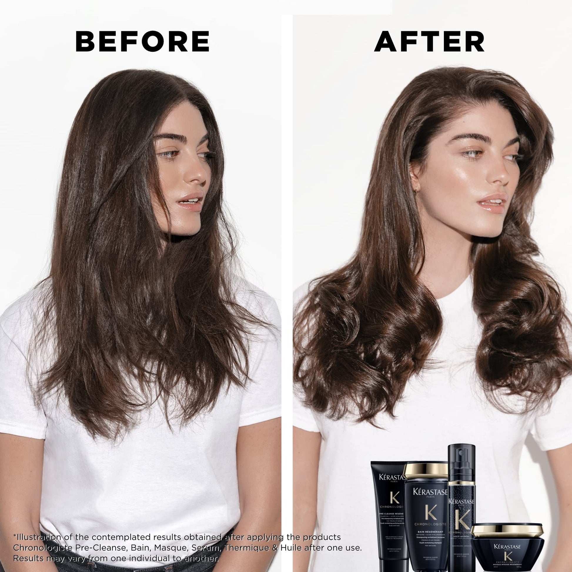 Luxury leave in hair treatment by Kérastase for fine dry and brittle hair texture