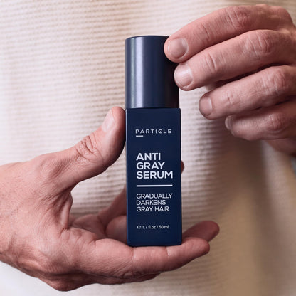 Ammonia and peroxide free anti gray serum close up