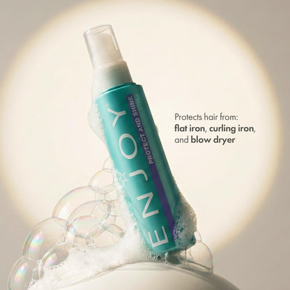 Enjoy Protect and Shine humidity blocking hair mist application texture