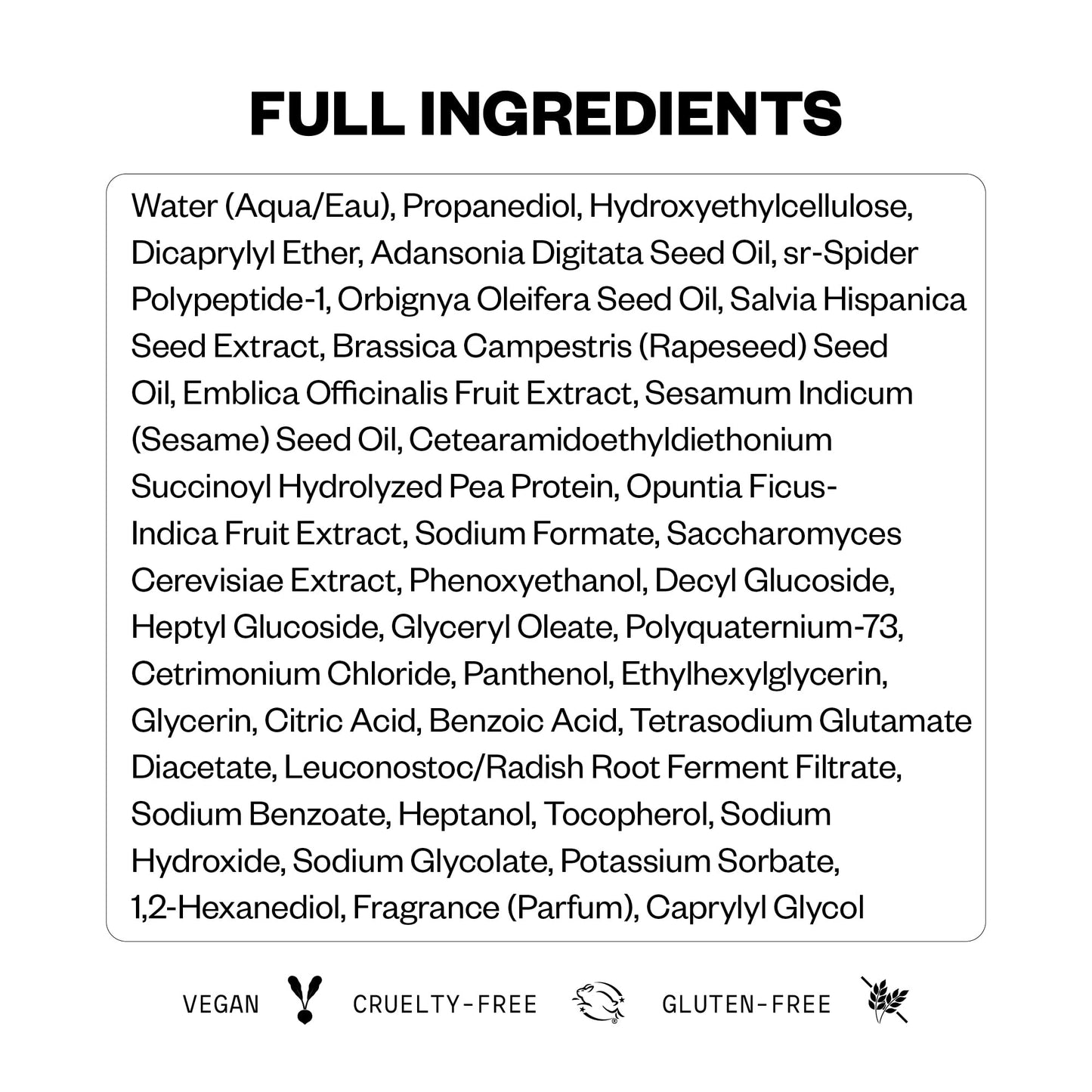 IGK luxury anti breakage hair fluid fluid ounce size display