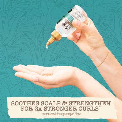 Maui Moisture Soothe and Strengthen hair serum dropper close up