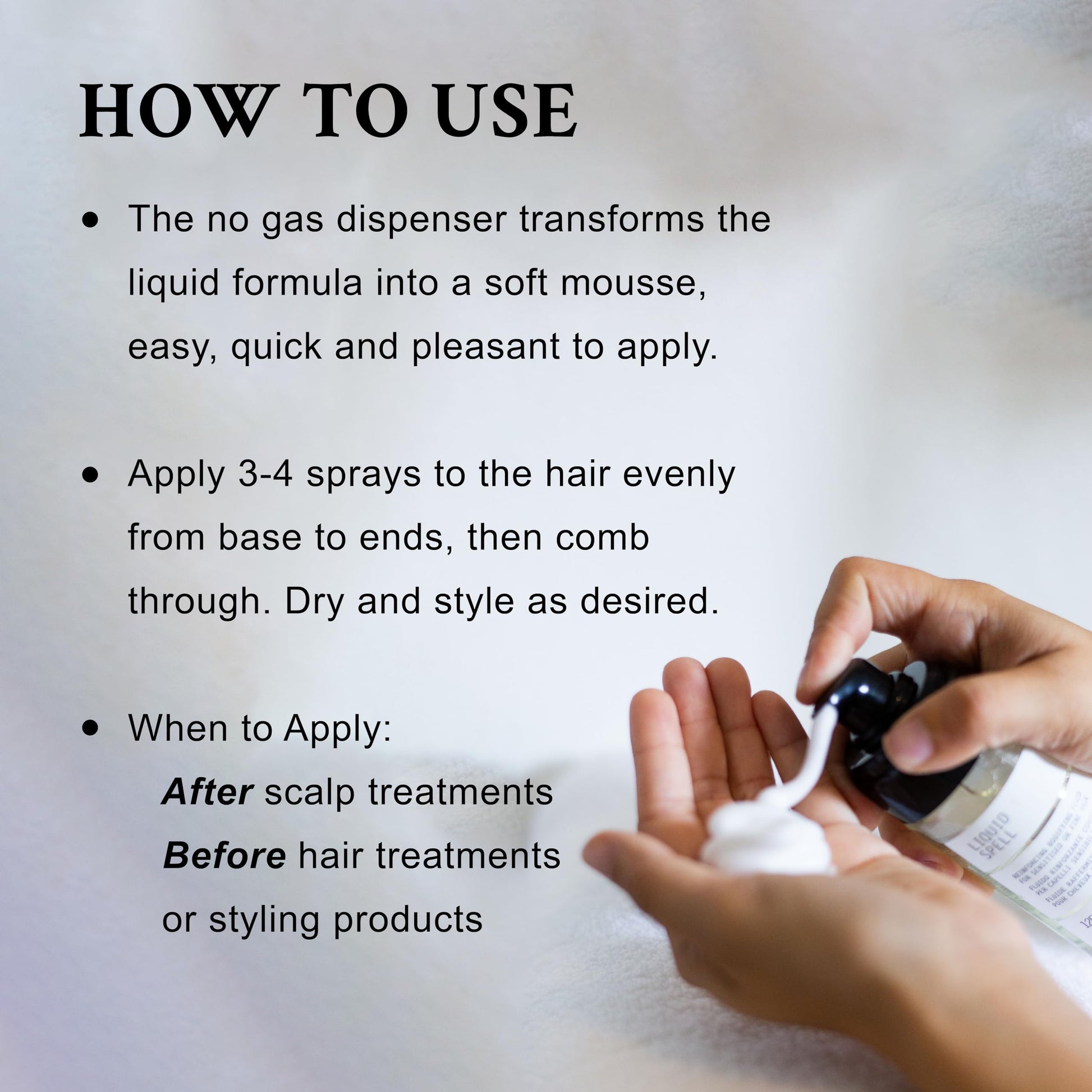 Authentic Davines Liquid Spell professional leave on hair elixir