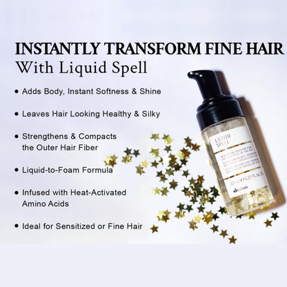 Davines volumizing hair treatment showing product text and fluid ounces
