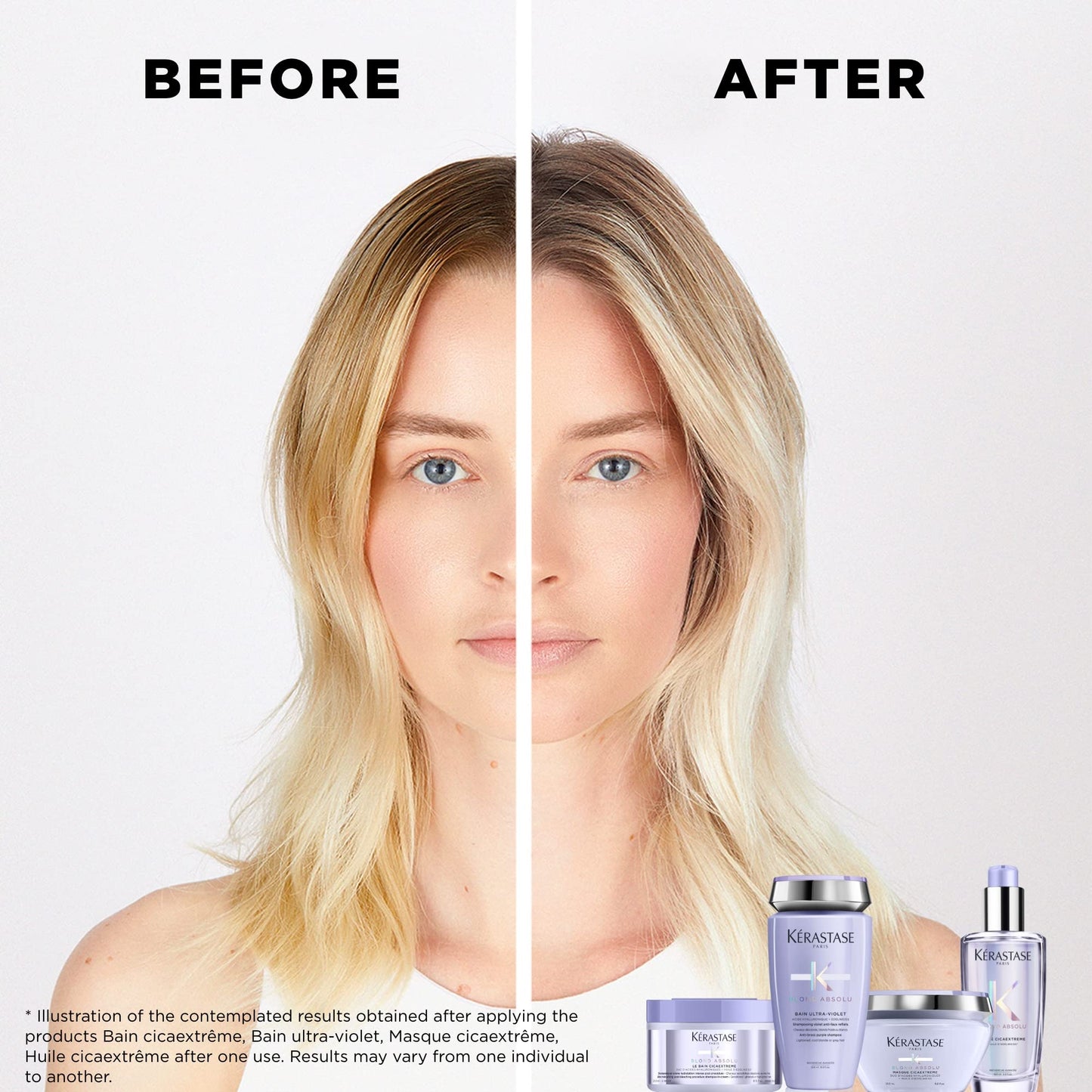 Authentic Kérastase Cicanuit serum with hyaluronic acid and edelweiss flower