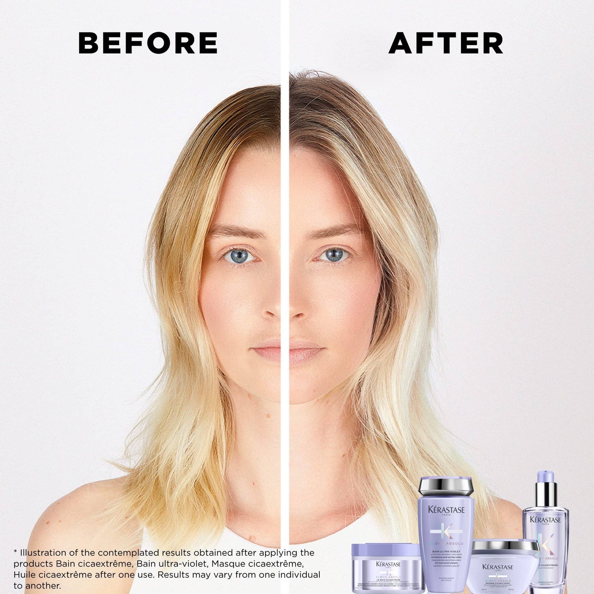 Authentic Kérastase Cicanuit serum with hyaluronic acid and edelweiss flower