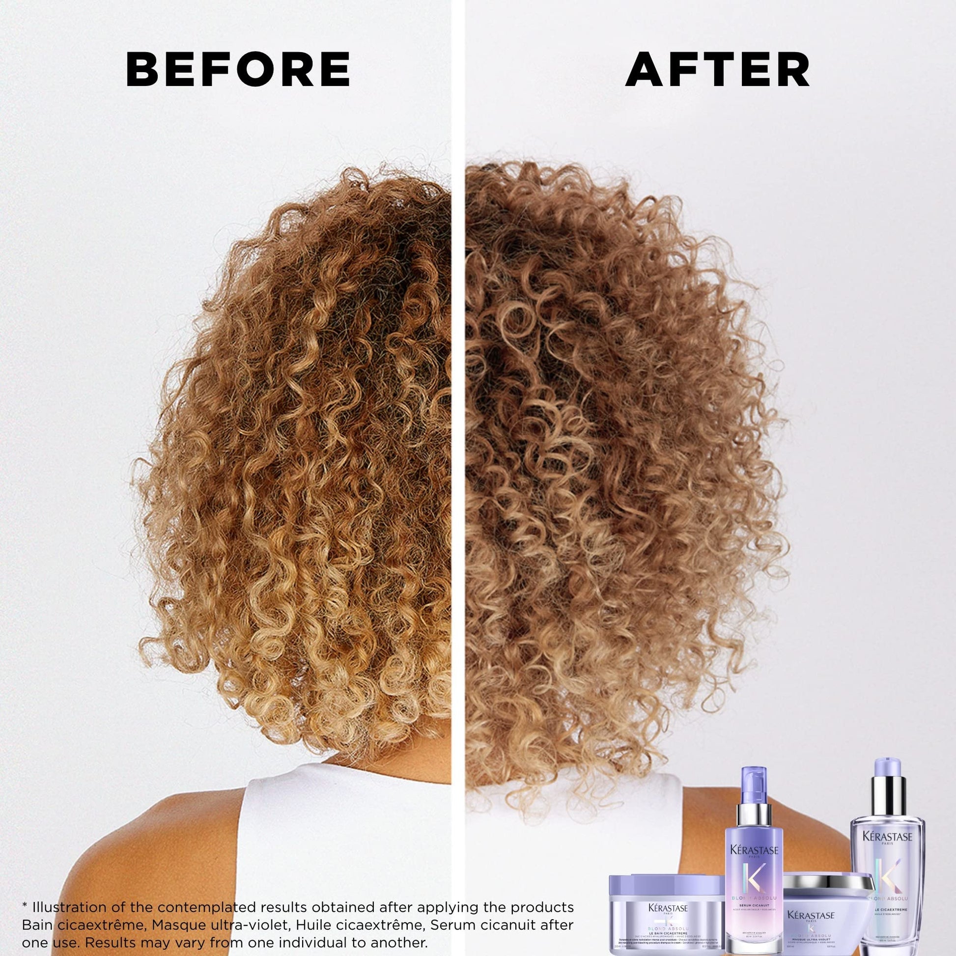 Imported premium hair serum by Kérastase for damaged hair repair