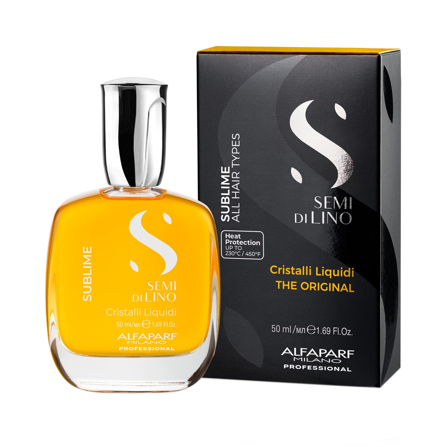 Alfaparf Milano illuminating serum bottle displaying the authentic vegan formula label.