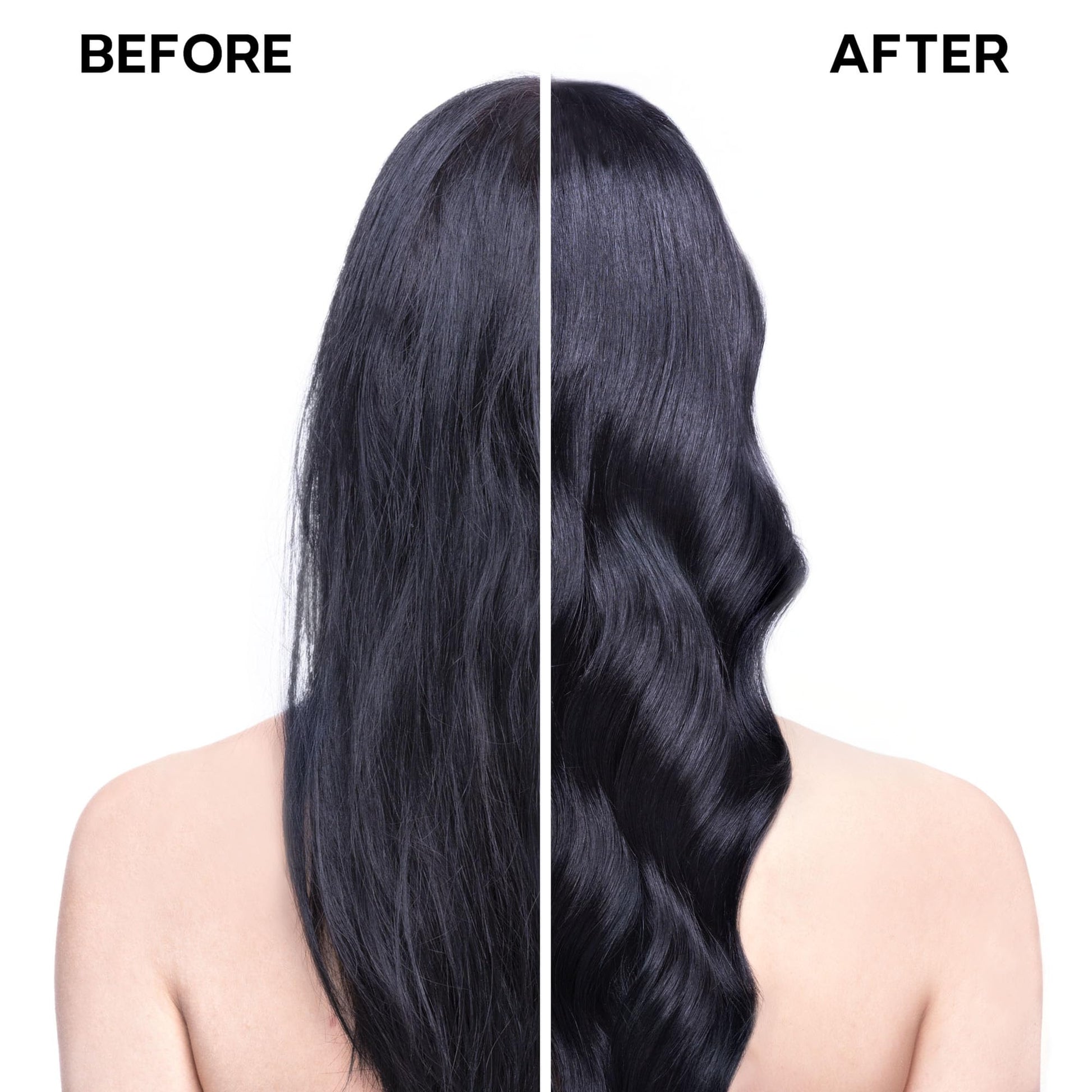 Textured look at the lightweight professional smoothing serum drop on a clean surface.