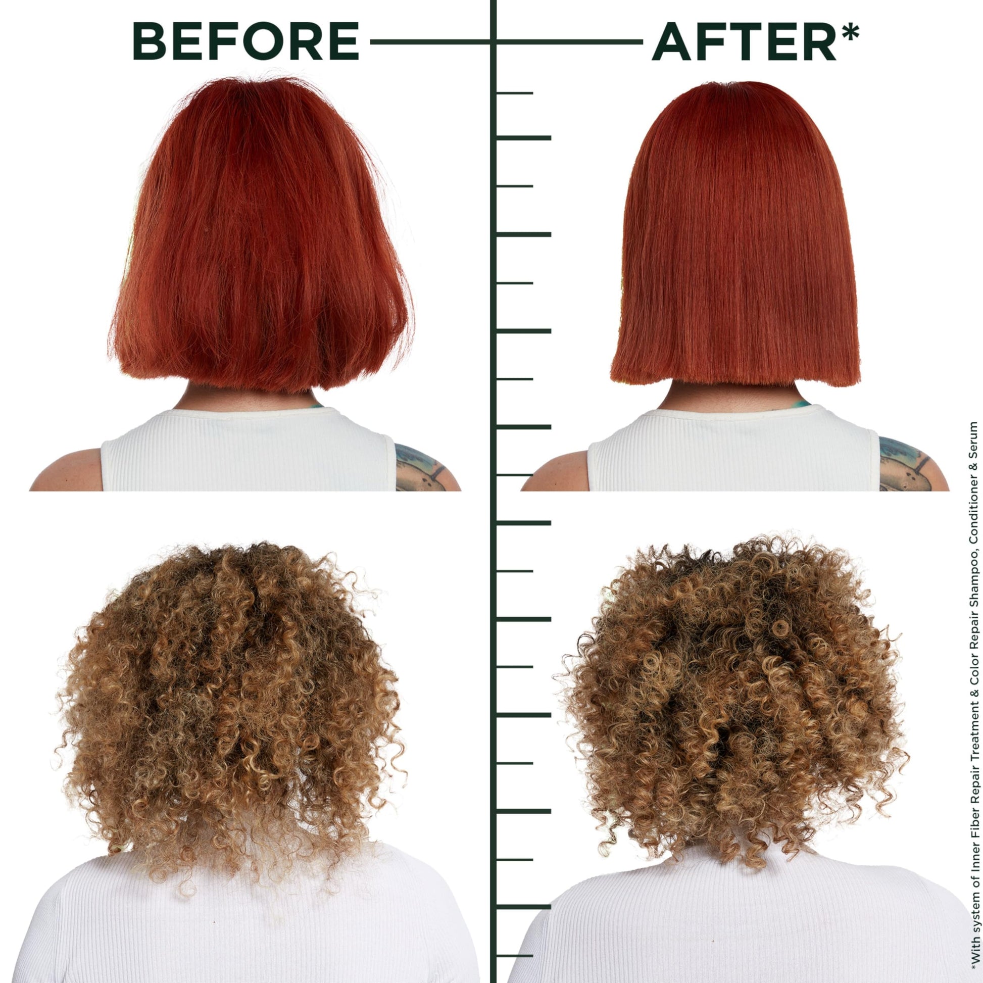 Sulfate free leave in hair serum bottle showing ingredients and size