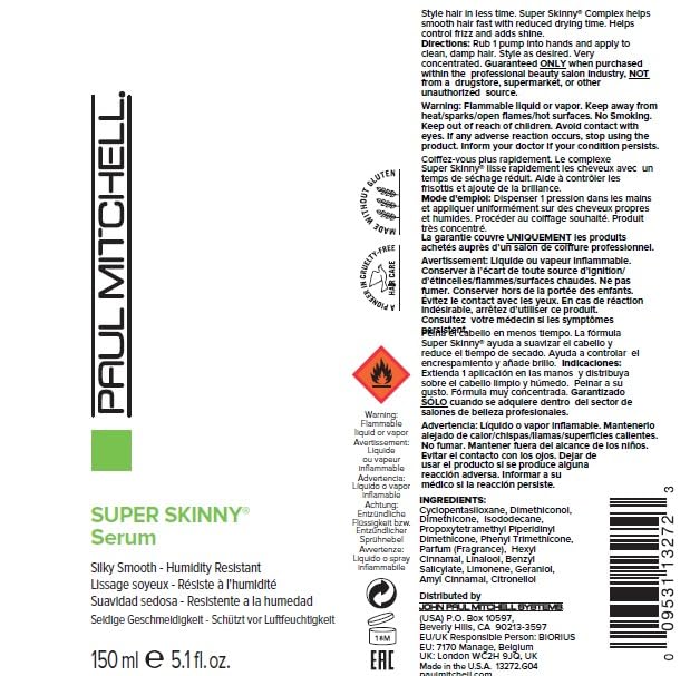Professional hair smoothing serum by Paul Mitchell for reducing blow dry time and protecting from heat