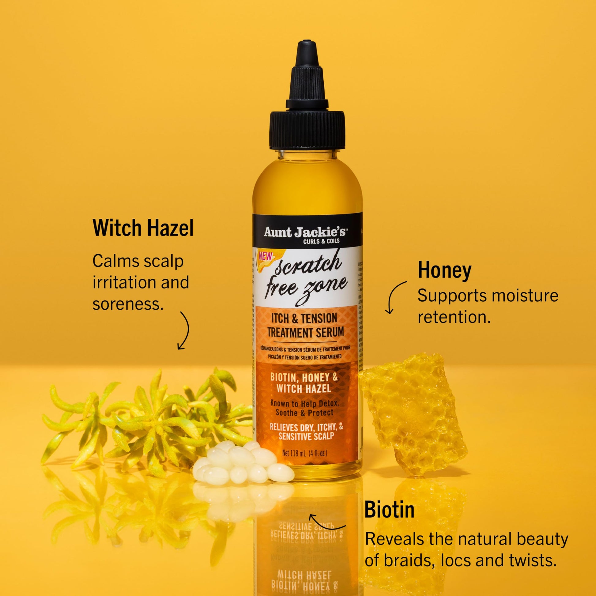 Aunt Jackie's Braid and Twist Collection itch serum application nozzle detail