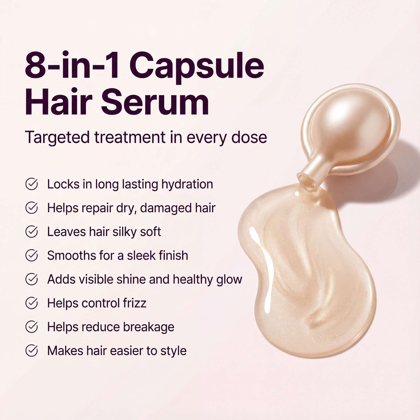 Texture shot of the lightweight non-greasy Sohl-I.D. hair oil treatment formula.