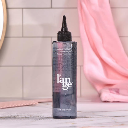 L'ANGE HAIR authentic USA imported hair treatment collection highlighting the seven second bottle