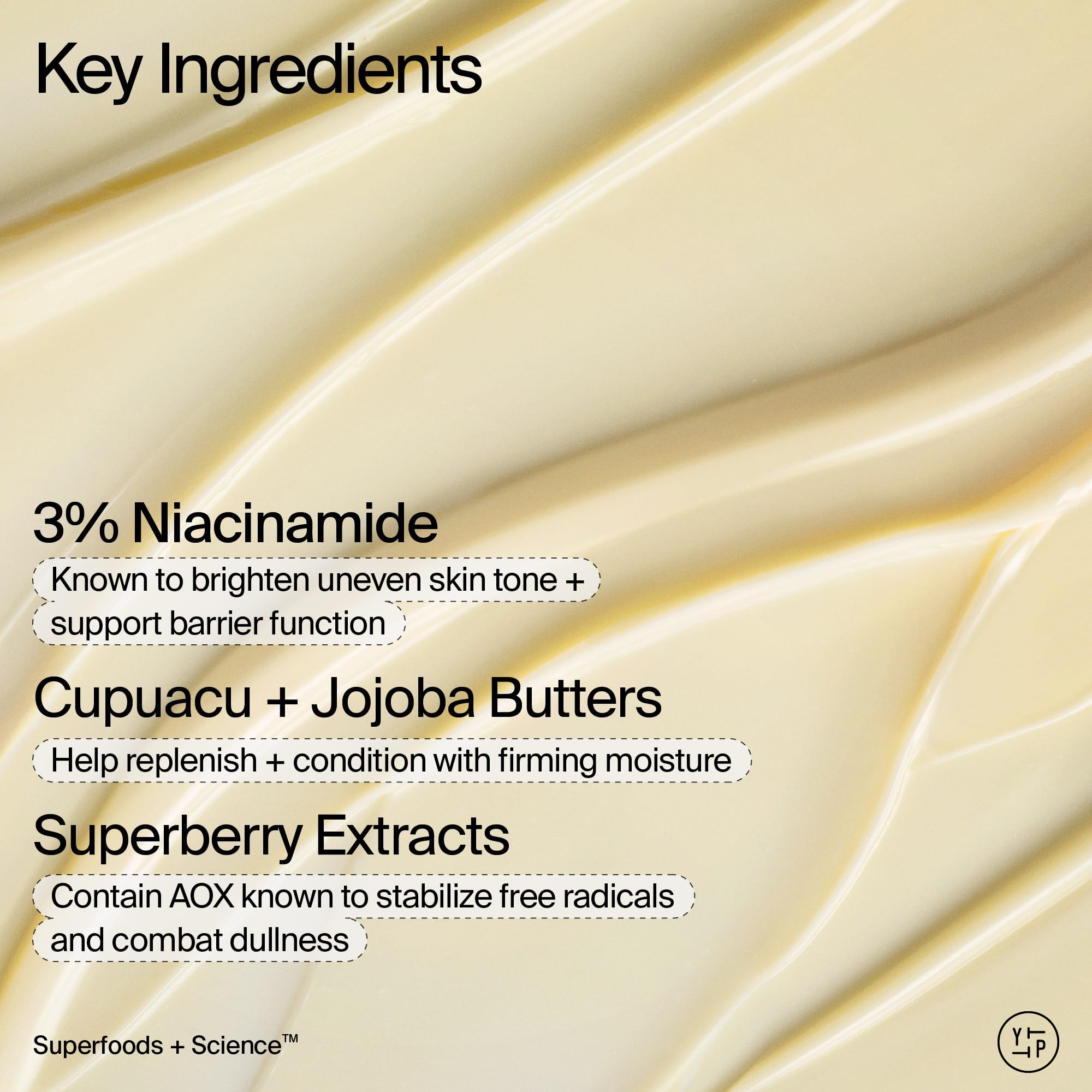Youth To The People body butter packaging back ingredients list