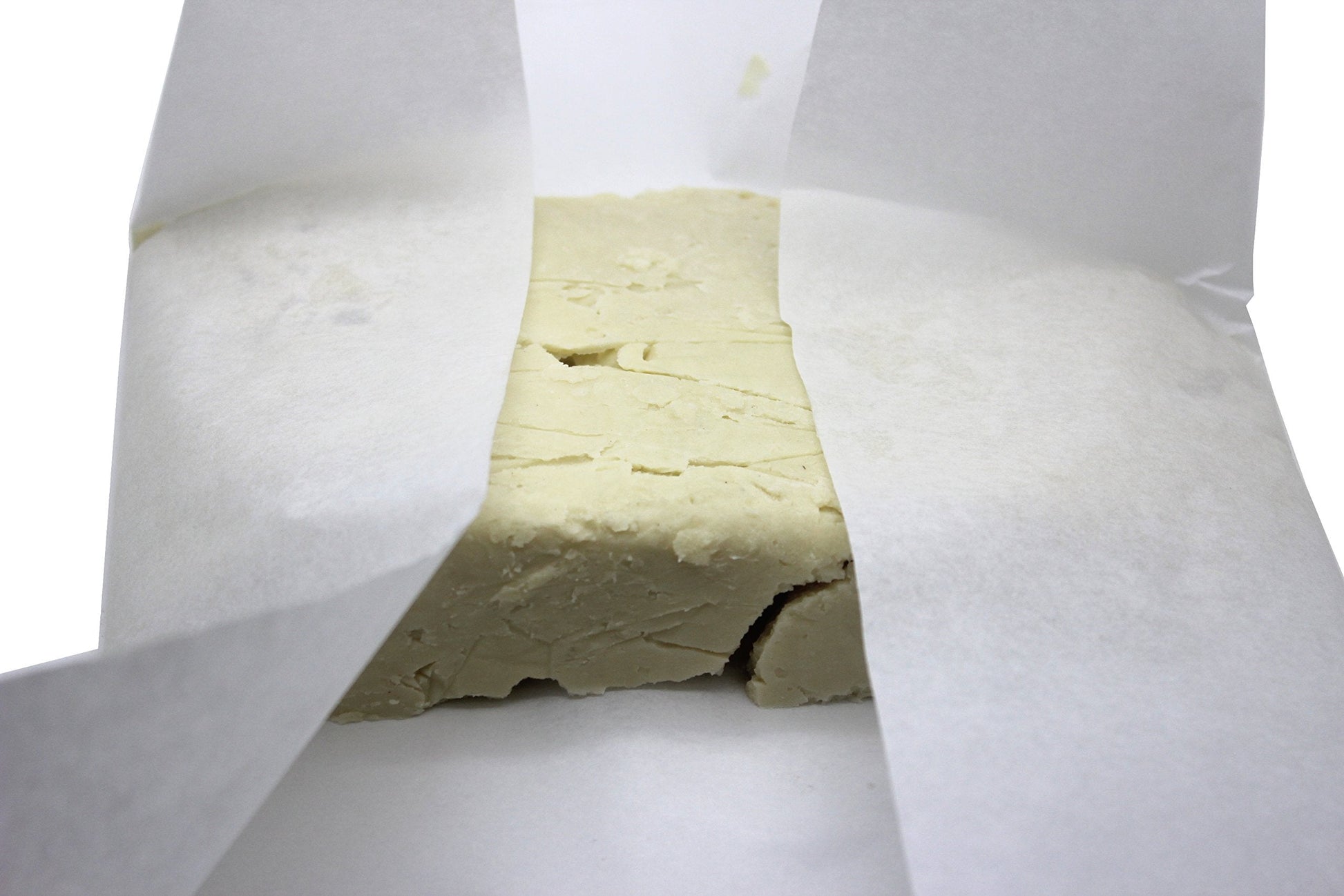 Hand-cut Grade A unrefined shea butter from Our Earth's Secrets