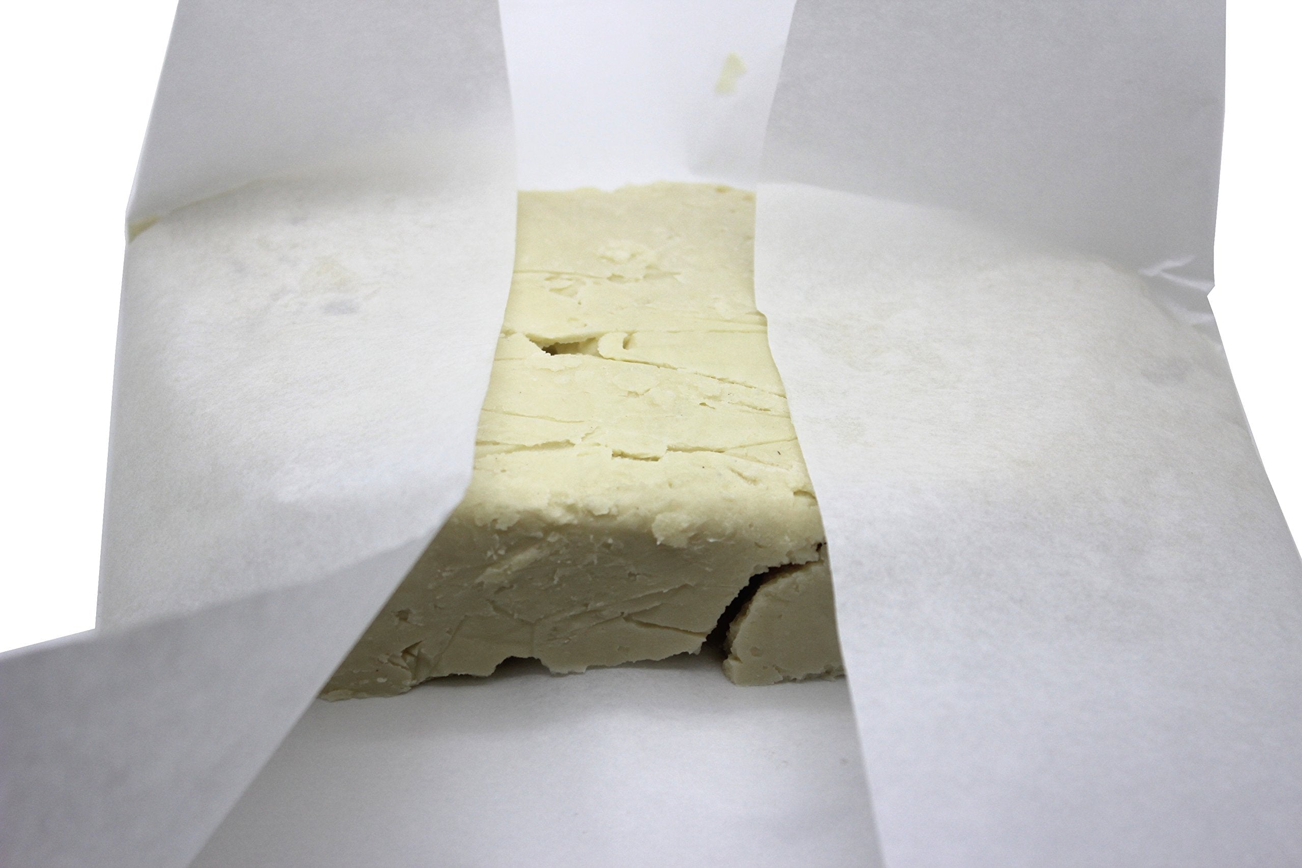 Hand-cut Grade A unrefined shea butter from Our Earth's Secrets