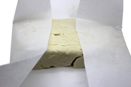 Hand-cut Grade A unrefined shea butter from Our Earth's Secrets
