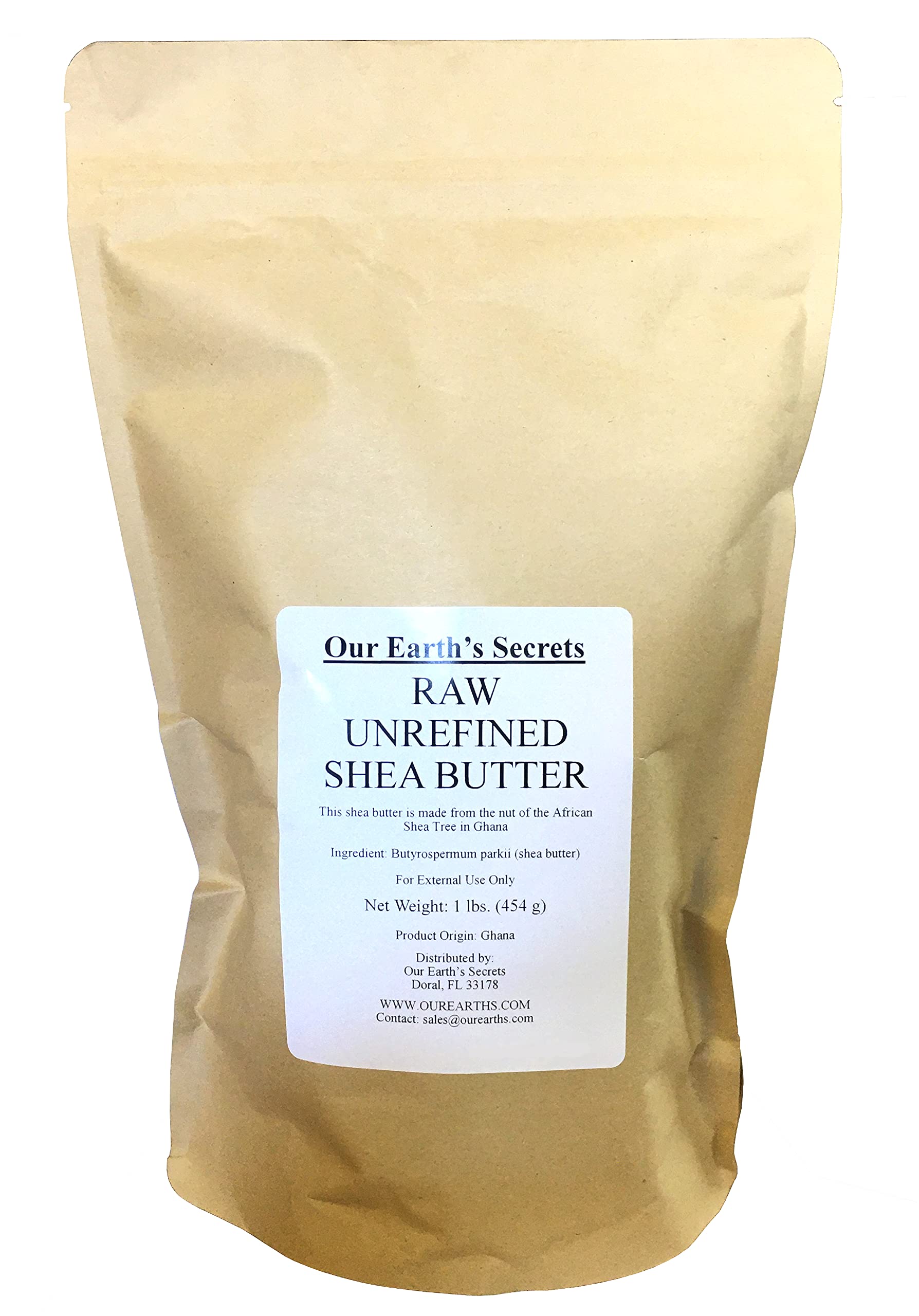 Pure ivory shea butter for homemade body care ingredients