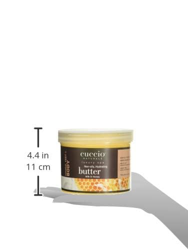 Side view of Cuccio Naturale 26 Ounce butter blend jar
