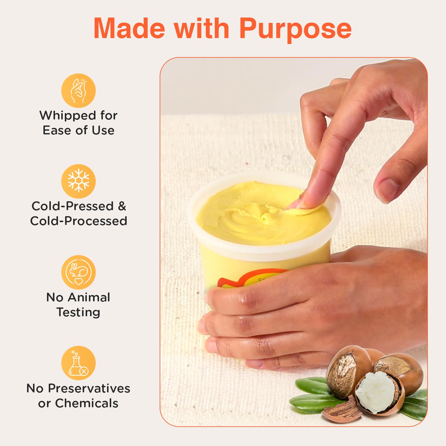 SoShea Whipped Shea Butter 100 percent pure African shea butter label