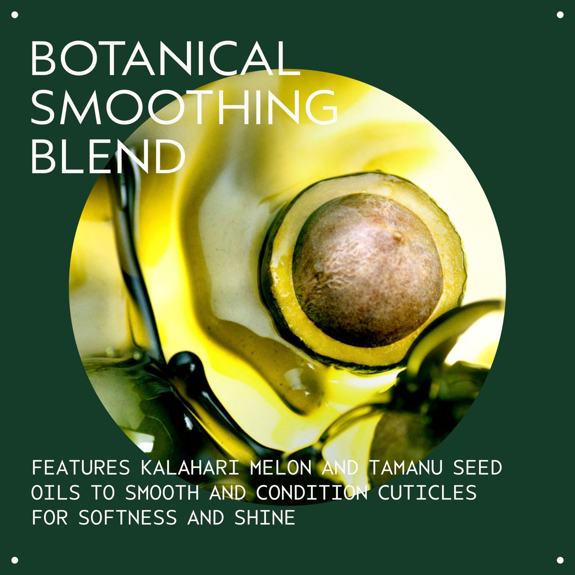 Lightweight vegan hair primer serum texture on palm for pre style protection