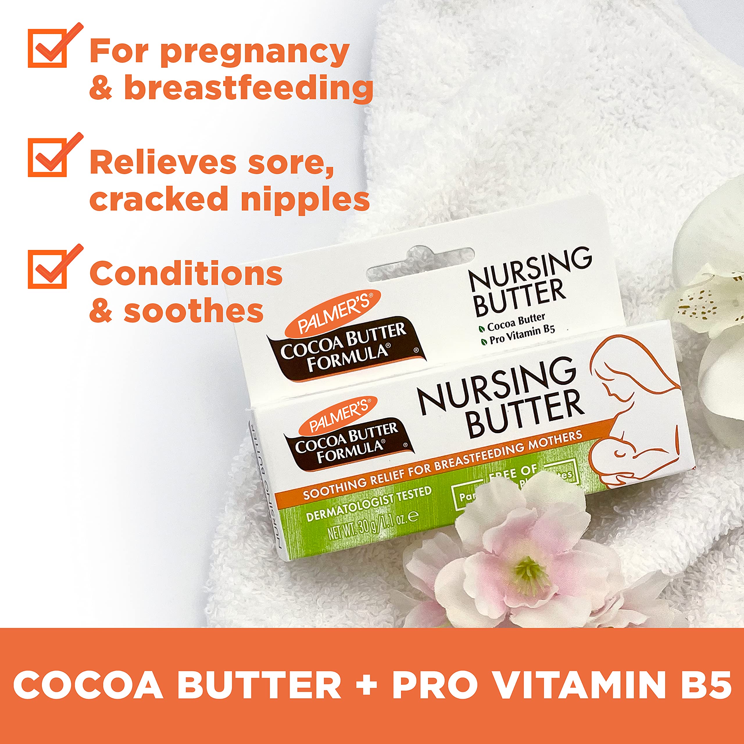 Palmers Nursing Butter nipple cream branding and packaging
