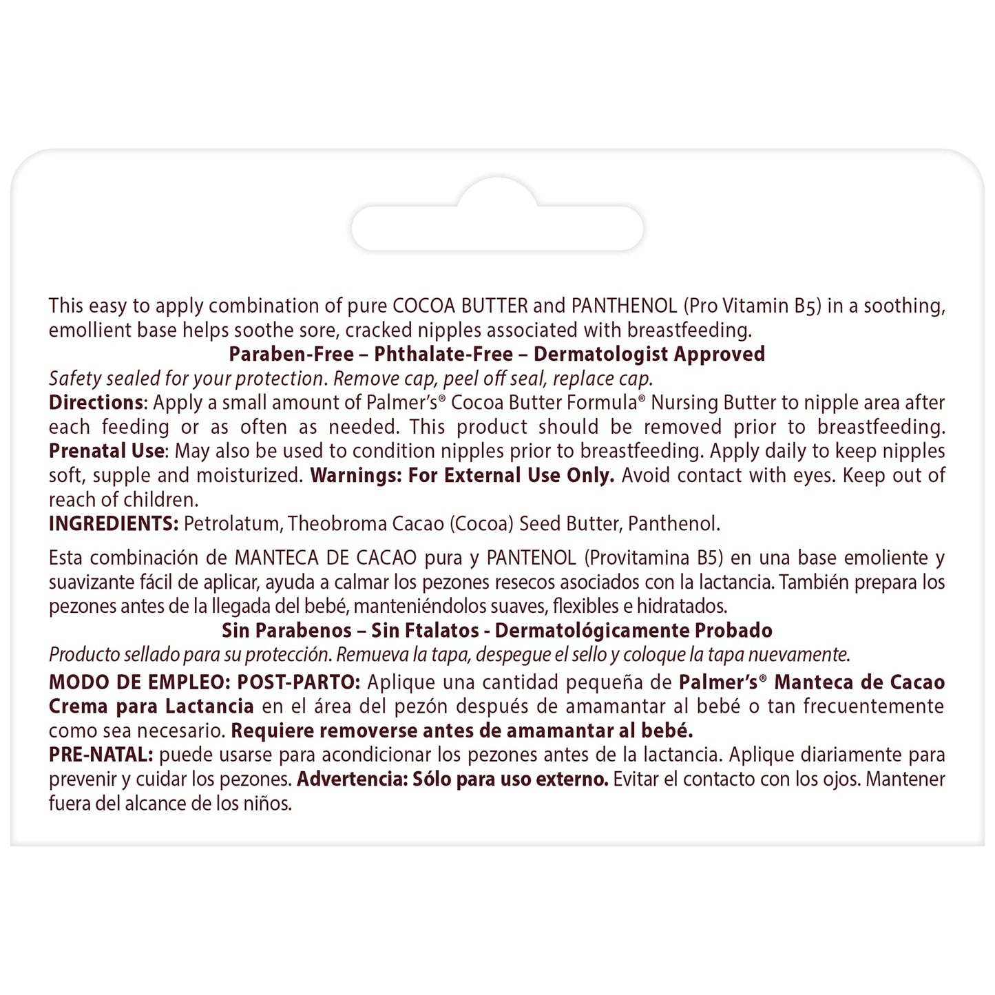 Authentic Palmers Cocoa Butter Formula Nursing Butter tube from USA