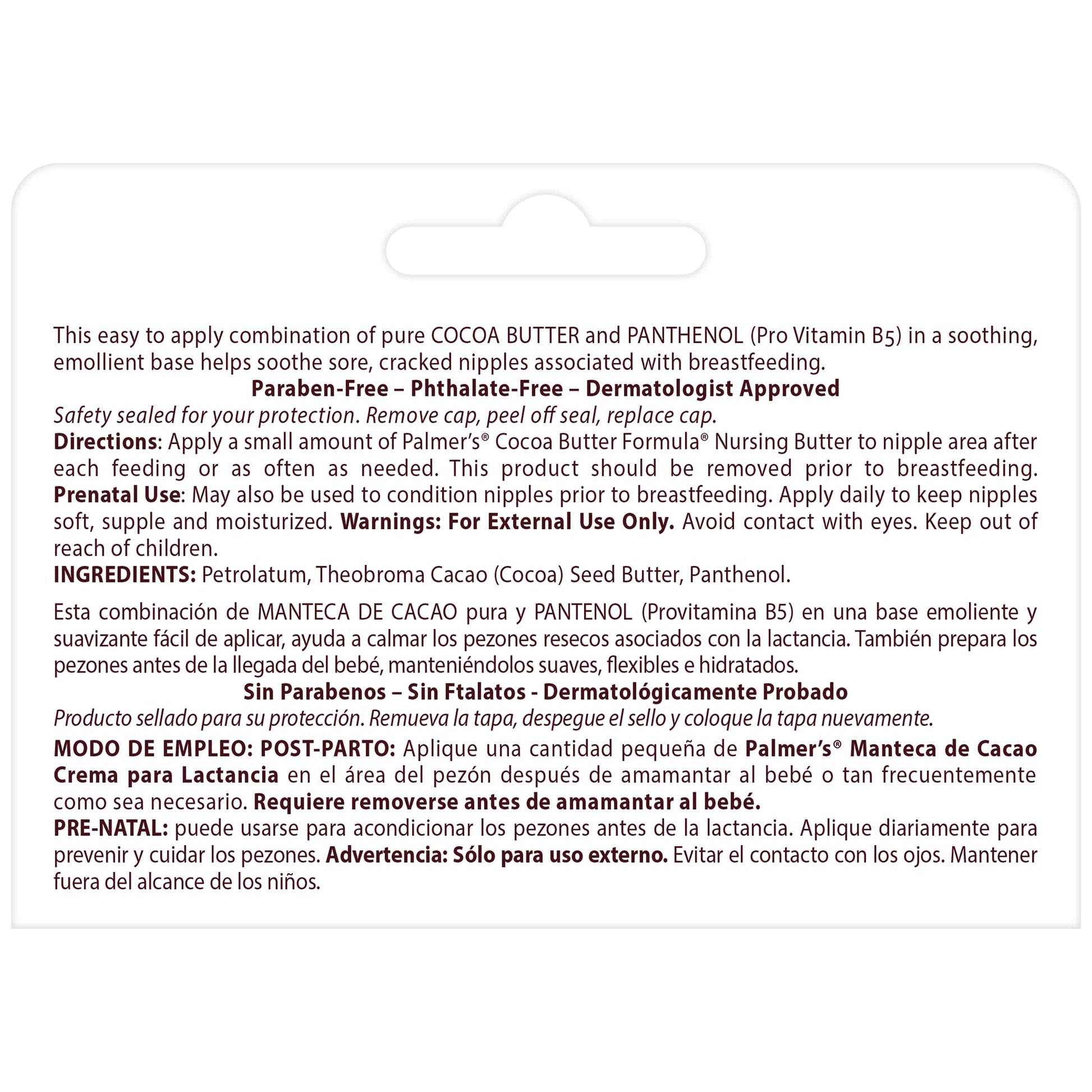 Authentic Palmers Cocoa Butter Formula Nursing Butter tube from USA