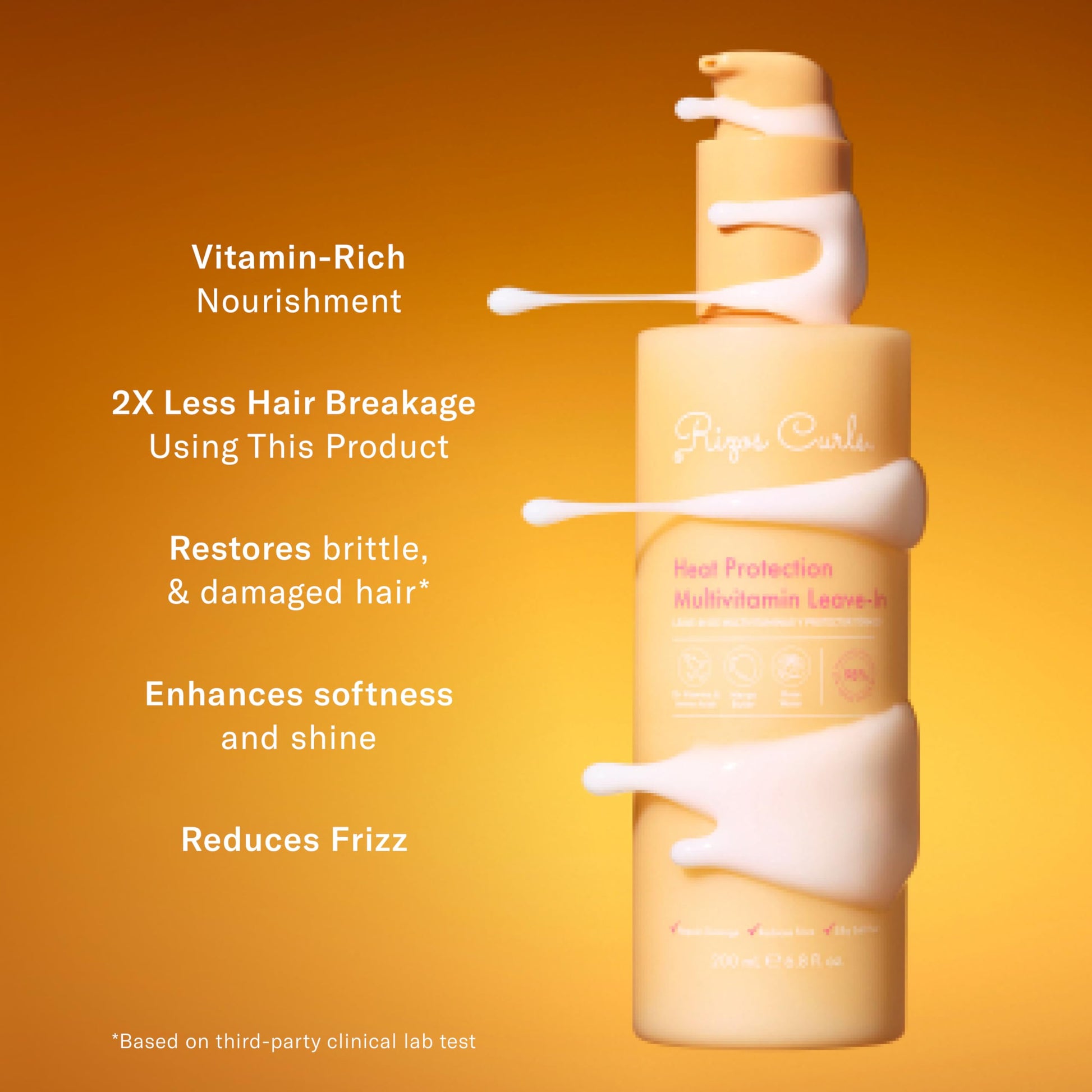 Rizos Curls leave in conditioner packaging highlighting sulfate free formula