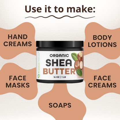 Authentic USA imported shea butter for skin care