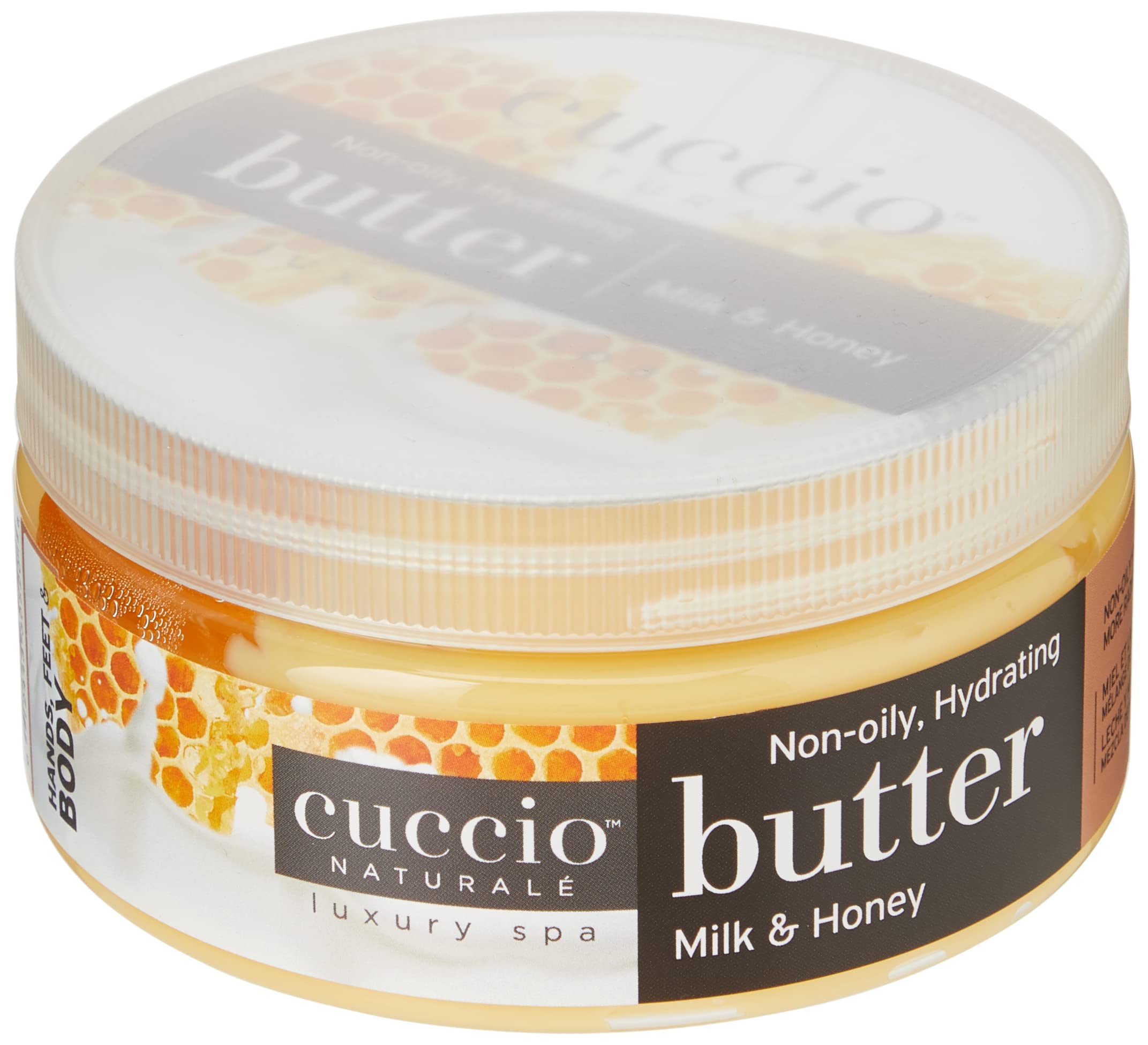 Cuccio Milk and Honey body cream texture detail