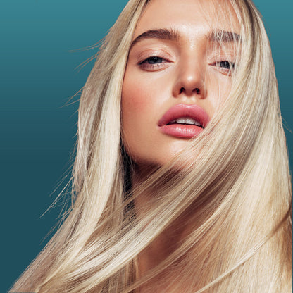 Packaging details of the sulfate free seventy two hour humidity shield hair serum.